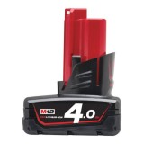 Acumulator Li-Ion M12tm, model M12B4, 12V, 4.0Ah Milwaukee