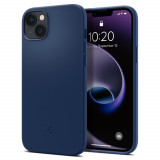 Husa Spigen Silicone Fit Mag MagSafe pentru Apple iPhone 14 Plus/15 Plus Albastru Marin, Silicon, Carcasa