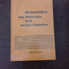 Dictionnaire des difficultes de la langue francaise , Larousse