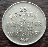 (A739) MEDALIE ARGINT AUSTRIA - 25 ANI IN SLUJBA ECONOMIEI NATIONALE, 29,5 GRAME, Europa