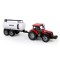 Tractor cu cisterna din plastic pentru copii, lumini si sunet, 37x7x10cm, multicolor