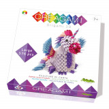 Set creativ Origami 3D, Creagami - Unicorn, 576 piese