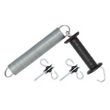 Set Poarta Gard Electric cu Arc Extensibil 5m, Maner Izolat si Izolatori Inclusi