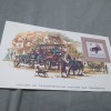 CARD SUVENIR CU TMBRU NESTAMPILAT /E MAI MARE CA CP/PORTUGAL