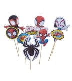 Set 9 Toppere Model Baby Spider pentru Tort, Carton Foliat