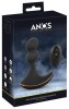 Vibrator Anal Prostata Rotativ ANOS Telecomanda, 7 Moduri Vibratie, Rezistent Apa, Silicon, Reincarcabil USB