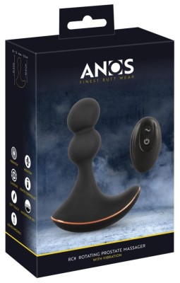 Vibrator anal stimulator prostata rotativ cu telecomanda Rotating Prostate foto
