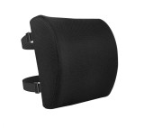 Cumpara ieftin Perna Spatar Birou, Auto Amazon Basics, Spuma Memorie, Lombara, Ortopedica, Husa Lavabila