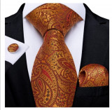 Set cravata + batista + butoni - matase - model 184
