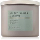 Bath &amp; Body Works Salted Amber &amp; Vetiver lum&acirc;nare parfumată 411 g