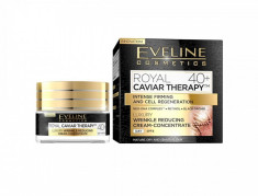 Crema concentrata anti-rid Eveline Cosmetics Royal Caviar Therapy 40+ 50ml foto