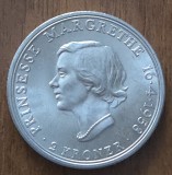 2 kroner 1958, Danemarca, argint 0.800