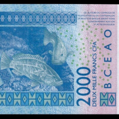 WEST AFRICAN STATES █ SENEGAL █ bancnota 2000 Francs █ 2003 / 2022 █ P-716Kv UNC