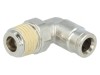 Racord Push-in Unghi Alamă Nichelată BSP 1/4&quot;