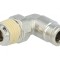 Racord Push-in Unghi Alamă Nichelată BSP 1/4&quot;