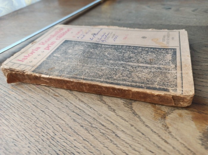 N.IORGA- ISTORIA ROMANILOR PRIN CALATORI, VOL 1, 1928 * VOLUM SEMNATE DE GENERAL PARVU BOERESCU