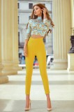 U302A-991 Pantaloni mulati cu talie inalta