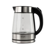 Fierbator electric B&Ouml;HM Home, 1.7L, 1850-2200W, Sticla, Baza 360&deg;, Oprire Automata