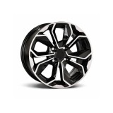 Jante DY176 KM 16x6.5 4x100 ET35 negru diamond cut compatibile Dacia, Renault, Opel, Nissan Automotive TrustedCars