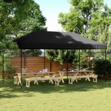 Cort de petrecere pliabil Pop-Up, 580x292x315 cm, negru GartenMobel Dekor, vidaXL