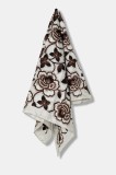 Weekend Max Mara eșarfă de mătase ONESTO culoarea negru, cu imprimeu, 2525546094600