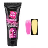 Colorat Gel Poly - Glow in the dark LIGHT ROSE/NEON PURPLE no.05, 15g, ADL