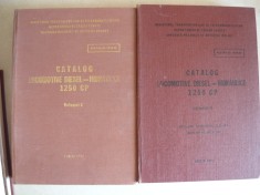 CATALOG - LOCOMOTIVE DIESEL-HIDRAULICE 1250 CP - 4 VOLUME (1980 - 1981)