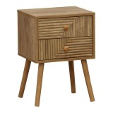 Cumpara ieftin Noptiera Historic cu 2 sertare culoarea lemn natural 37.5x32x54cm
