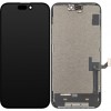 Display cu Touchscreen ZY pentru Apple iPhone 15 Plus, cu Rama, Versiune LCD In-Cell, Negru