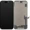 Display cu Touchscreen ZY pentru Apple iPhone 15 Plus, cu Rama, Versiune LCD In-Cell, Negru