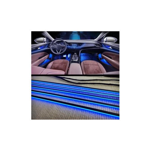 Set 21 lumini ambientale LED RGB cu aplicatie BTT 12V Cod: HH-6420 Automotive TrustedCars