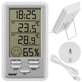 Statie meteo digitala Izoxis cu senzor extern, higrometru si ceas