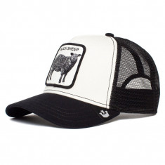 Sapca Goorin Brothers Trucker The Black Sheep Alb- Cod 77564 foto