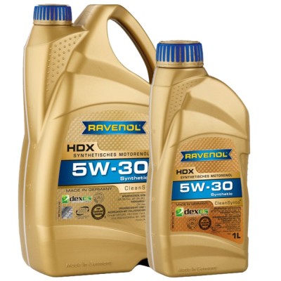 Pachet 5 litri ulei Ravenol HDX 5W30 foto