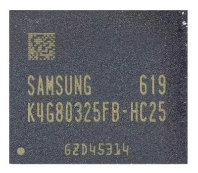 Kit 6x memorii video Samsung GDDR5 256Kx32-25 K4G80325FB-HC25 foto
