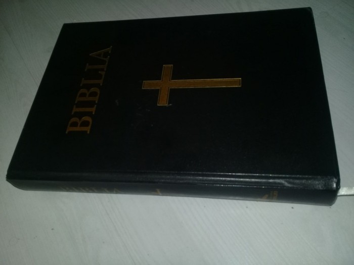 Biblie vintage,bibila sau sfanta scriptura a vechiului si noului testament-MARE