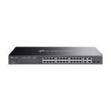 Switch 24 x PoE RJ45 10/100 Mbps, 2 x RJ45 1G, 2 x combo SFP/RJ45 1G, L2 Management - TP-Link Omada SL2428P SafetyGuard Surveillance