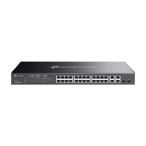 Switch 24 x PoE RJ45 10/100 Mbps, 2 x RJ45 1G, 2 x combo SFP/RJ45 1G, L2 Management - TP-Link Omada SL2428P SafetyGuard Surveillance