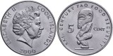 Cook Islands 2000 - 5 cent, FAO, UNC