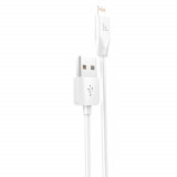 HOCO - Cablu de date (X1 Rapid) - USB-A la Lightning, 10.5W, 2.1A, 1.0m - Alb