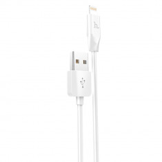 HOCO - Cablu de date (X1 Rapid) - USB-A la Lightning, 10.5W, 2.1A, 1.0m - Alb