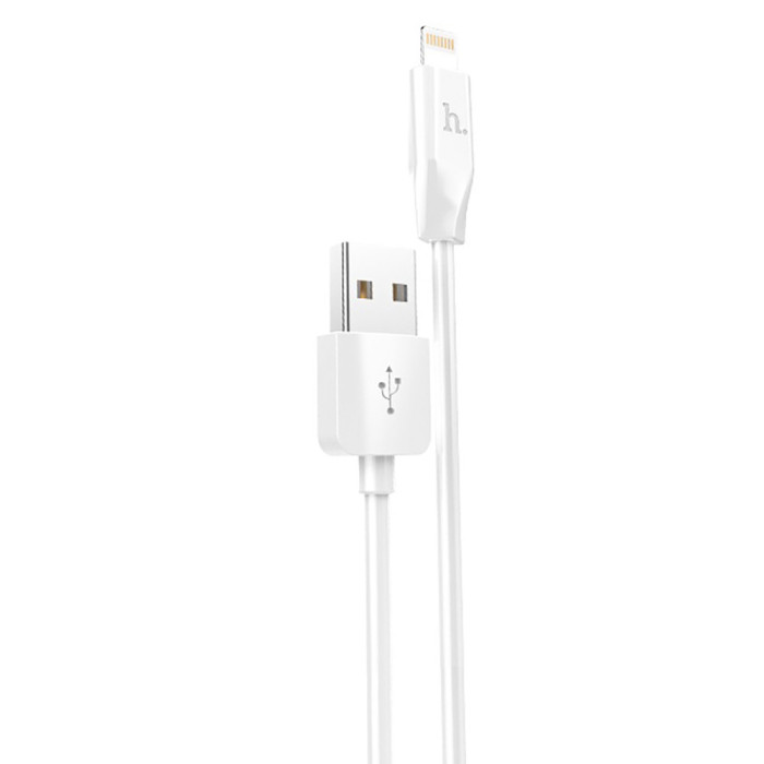 HOCO - Cablu de date (X1 Rapid) - USB-A la Lightning, 10.5W, 2.1A, 1.0m - Alb