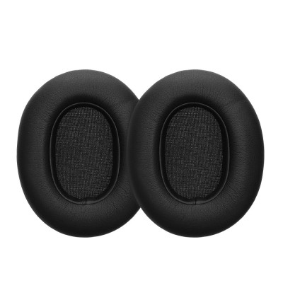 Set 2 Perne de urechi Kwmobile pentru Edifier W860NB/W830BT, Negru, Piele ecologica, KWM000025AG001C foto