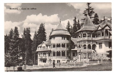 CPIB 21813 - CARTE POSTALA - BORSEC. CASE DE ODIHNA, NECIRCULATA, RPR foto
