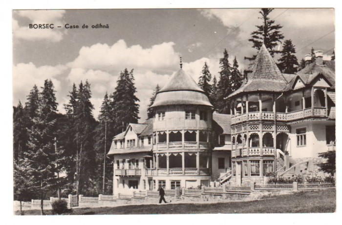 CPIB 21813 - CARTE POSTALA - BORSEC. CASE DE ODIHNA, NECIRCULATA, RPR