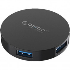 HUB USB Orico HA4U-U3 USB 3.0 negru