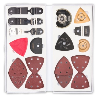 Accesorii pentru slefuitor multifunctional 37 elemente, Powermat PM-ZDSW-37 foto