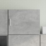 Cumpara ieftin Dulap de perete, gri beton, 50x42,5x40 cm, lemn prelucrat