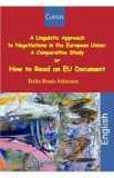 A Linguistic Approach to Negotiations in the European Union - Delia Denis Stanescu