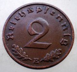 2.649 GERMANIA WWII 2 REICHSPFENNIG 1939 E